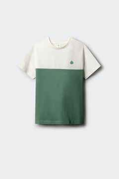 Springfield Kids Camiseta manga corta color block ni&ntilde;o