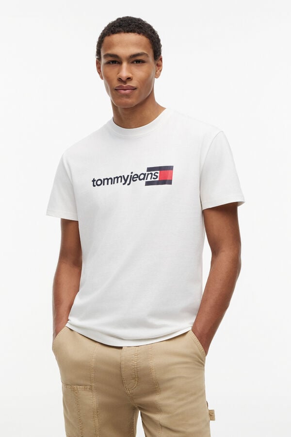 Tommy Jeans Short-sleeved T-shirt white