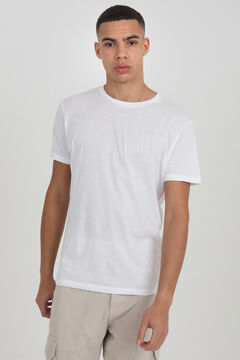 Springfield T-shirt básica de manga curta branco