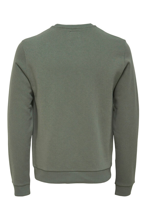 Only & Sons Sudadera cuello redondo gris