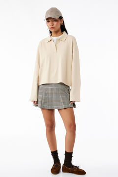 Koton T-shirt manga polo de gola comprida