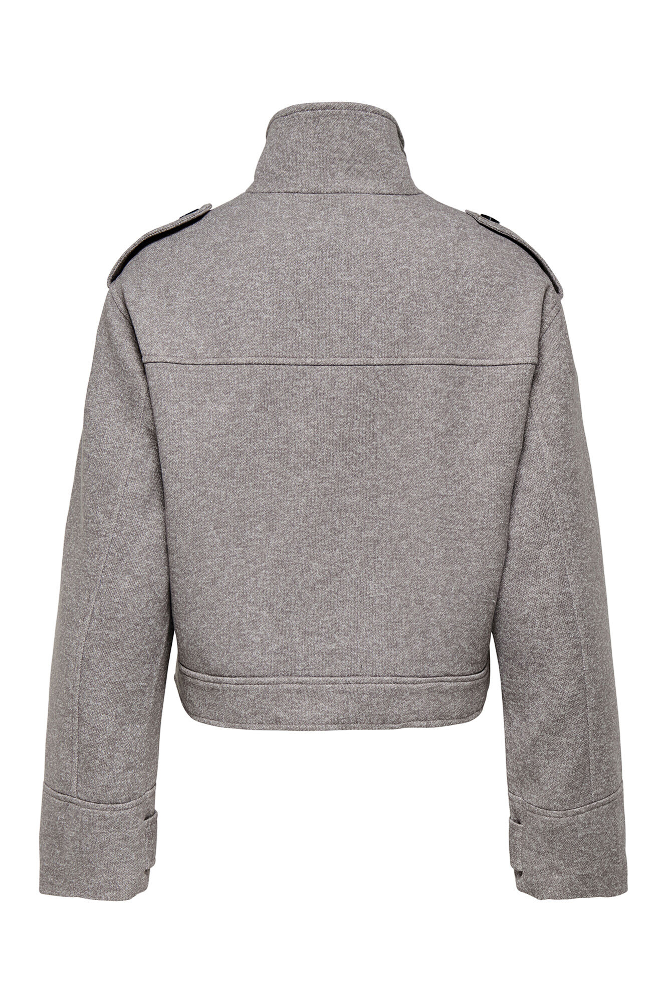 Only Casaco reta com bolsos 