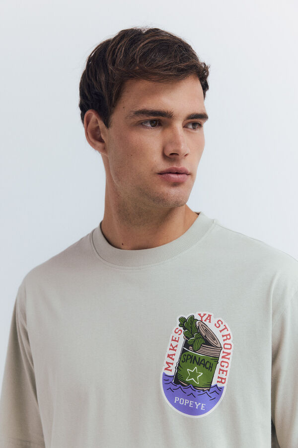 Springfield Popeye T-shirt white