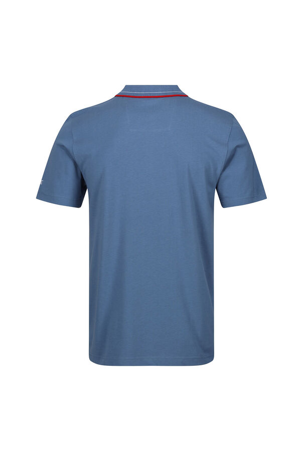 Springfield Poloshirt nachhaltige Baumwolle blau