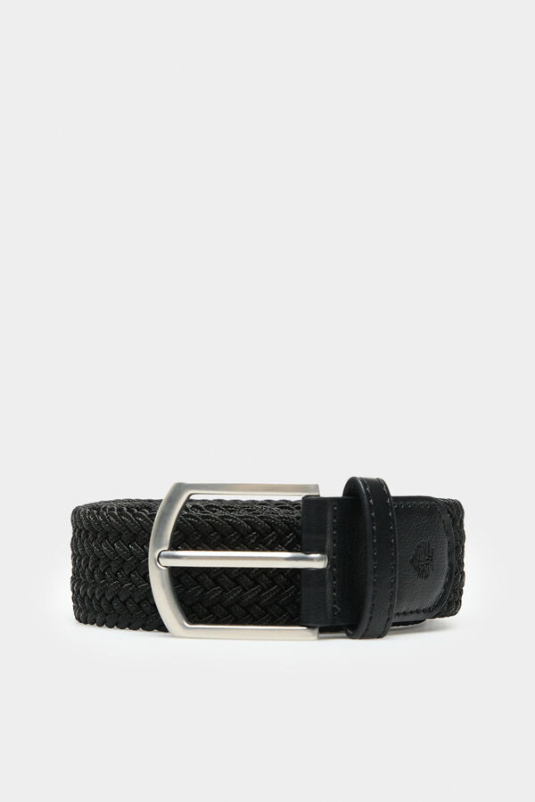 Springfield Essential plaited belt black