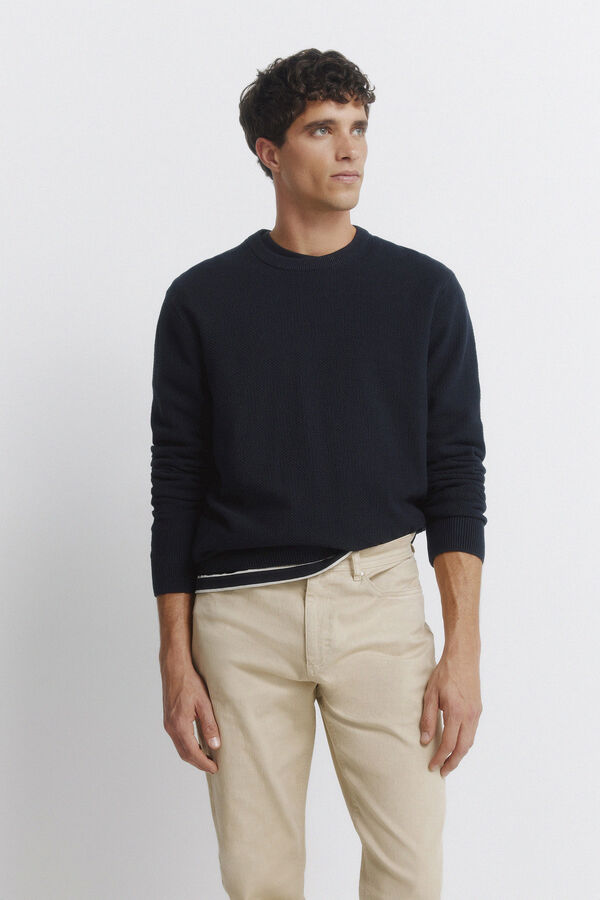 Springfield Cal&ccedil;as 5 bolsos lavagem slim fit bege