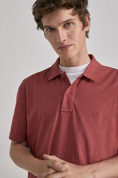 Springfield Colour comfort polo shirt pink