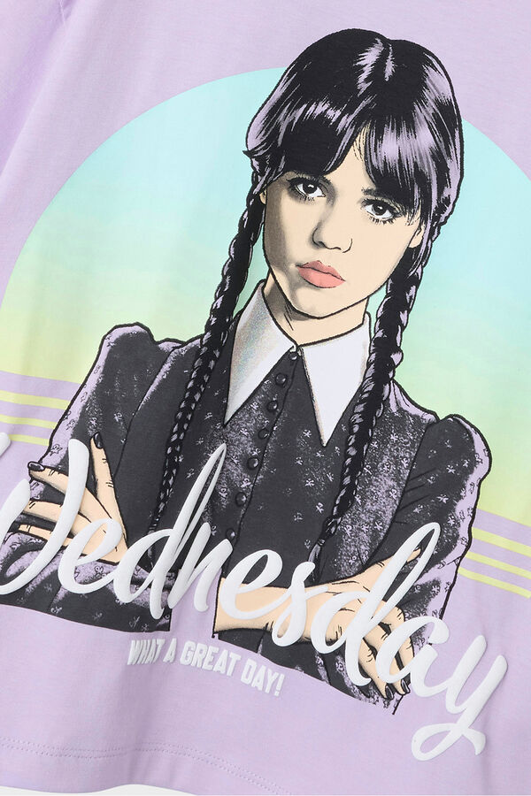 Name it Wednesday girl's T-shirt Ljubičasta