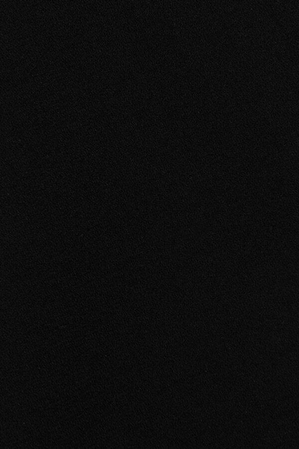 Koton Chaleco largo con cintur&oacute;n negro