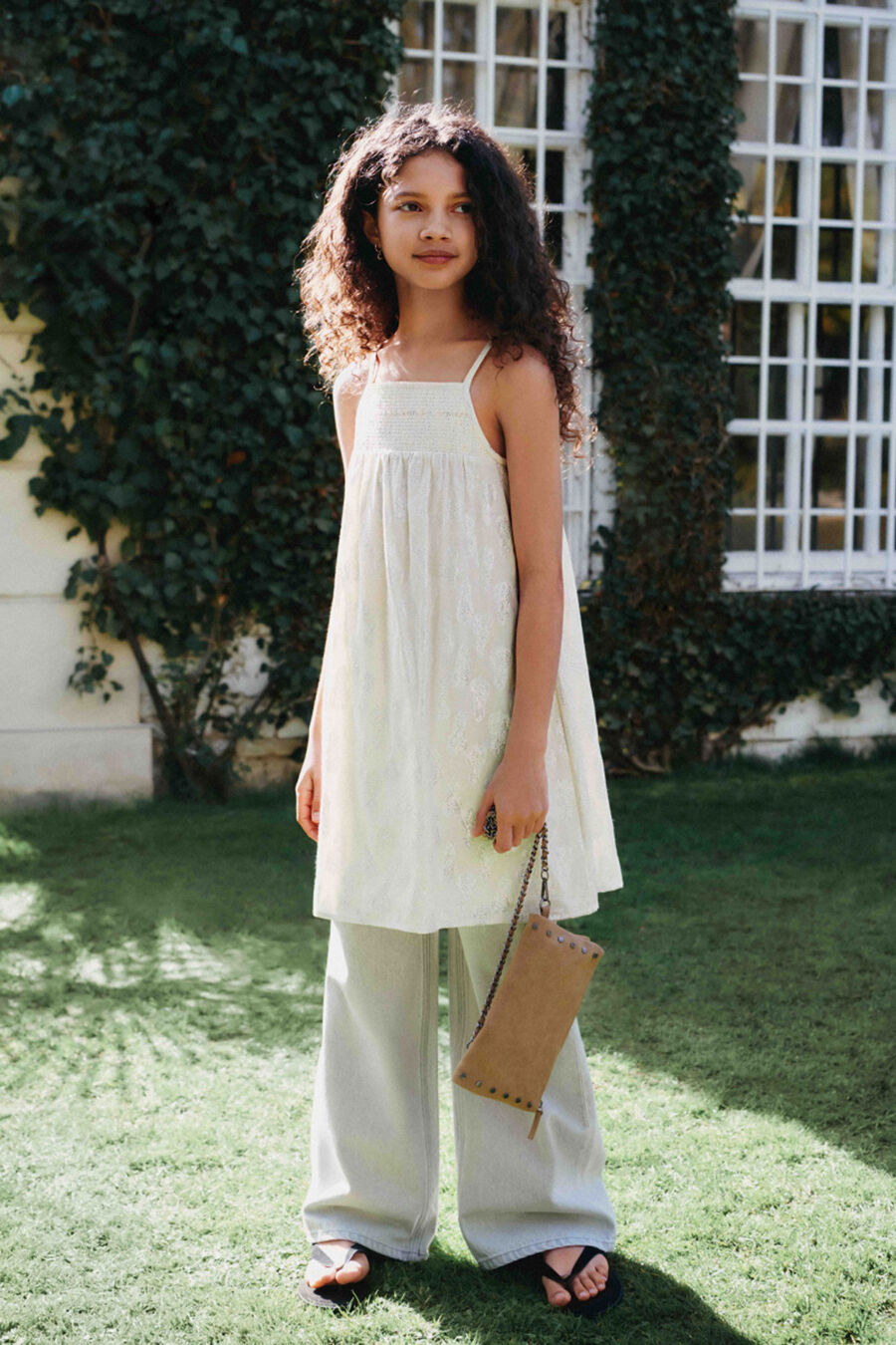 Vestido de lurex niña