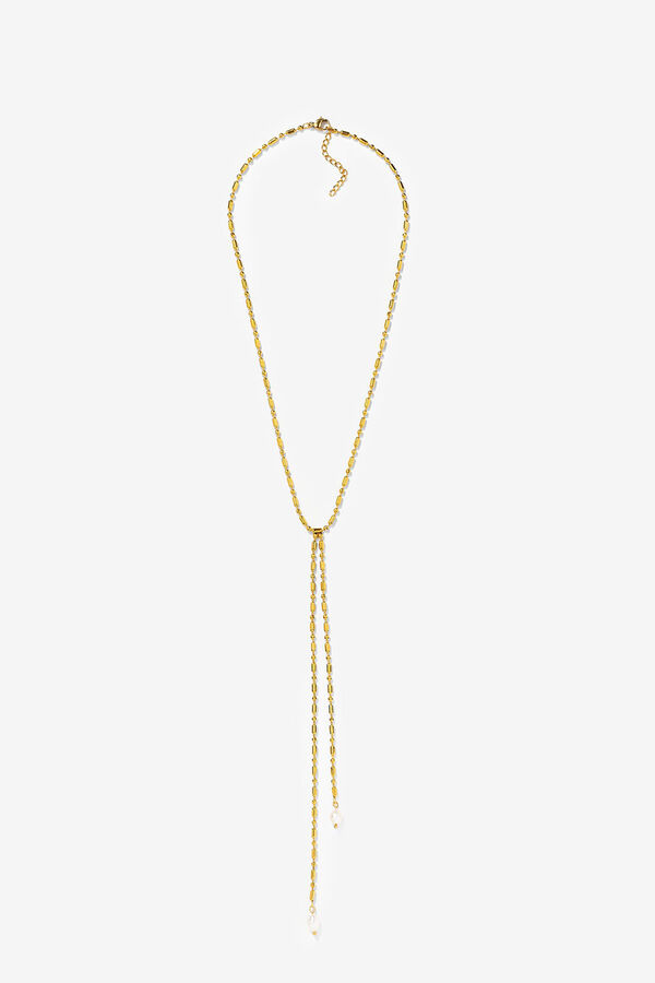 Tiffosi Pearl necklace jaune