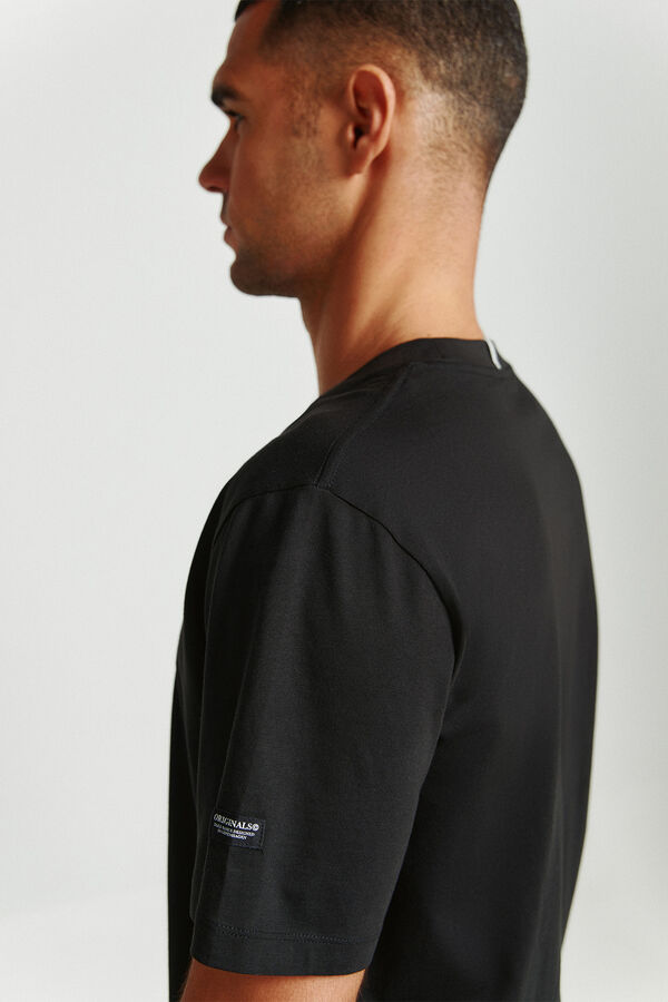 Jack & Jones Printed short sleeve T-shirt black