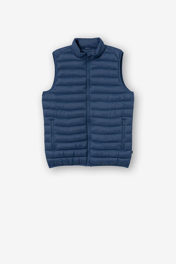 Springfield Ultra light quilted gilet navy