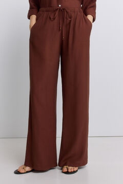 Springfield Wide fluid long trousers