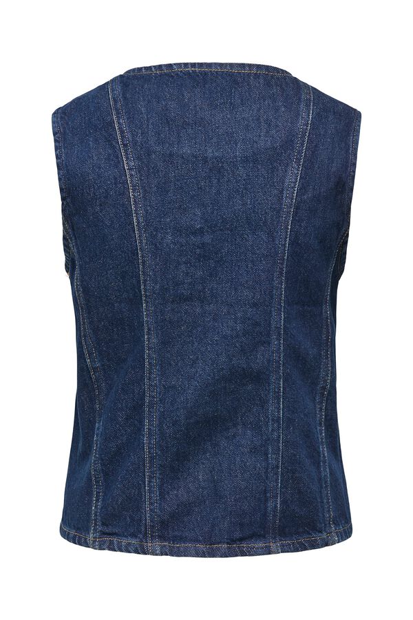 Only Chaleco vaquero azul
