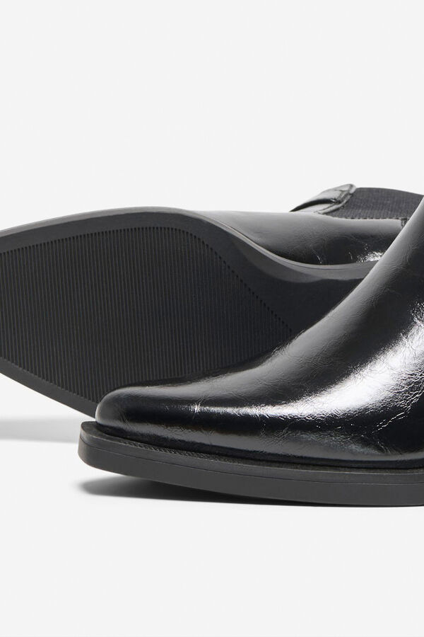 Only Stiefelette Cowboystil Schwarz