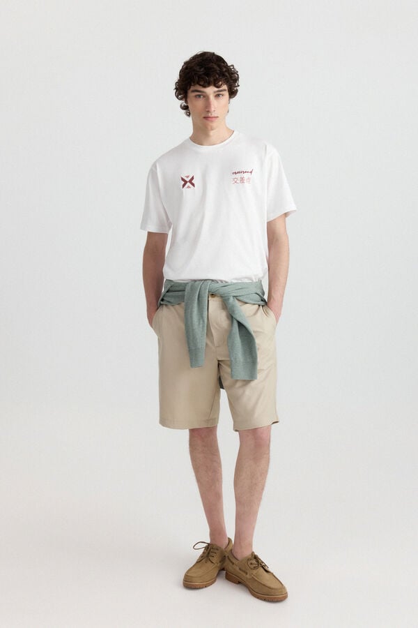Springfield Crossroad T-shirt beige