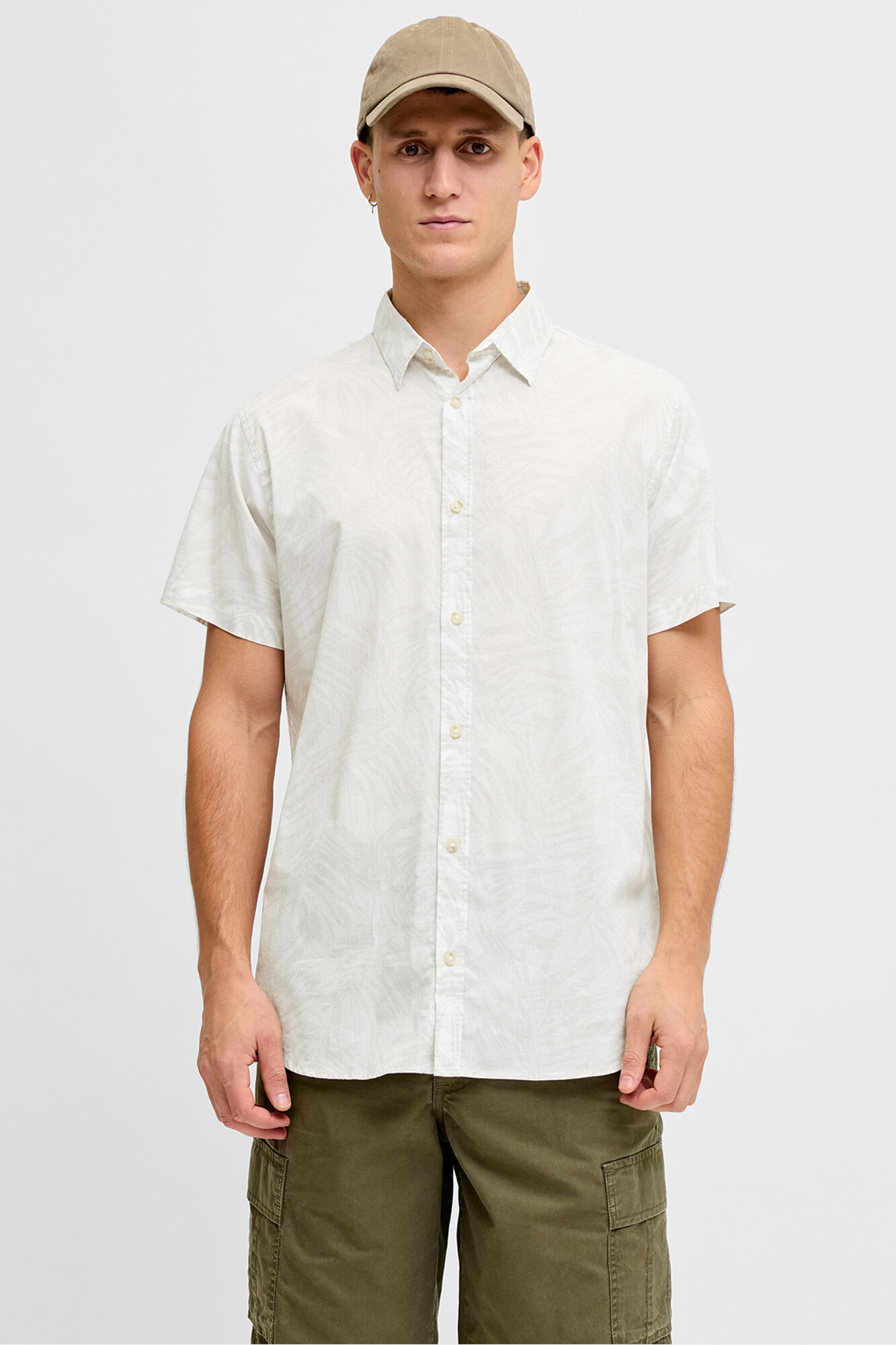 JJ REBEL Camisa popel&iacute;n manga corta