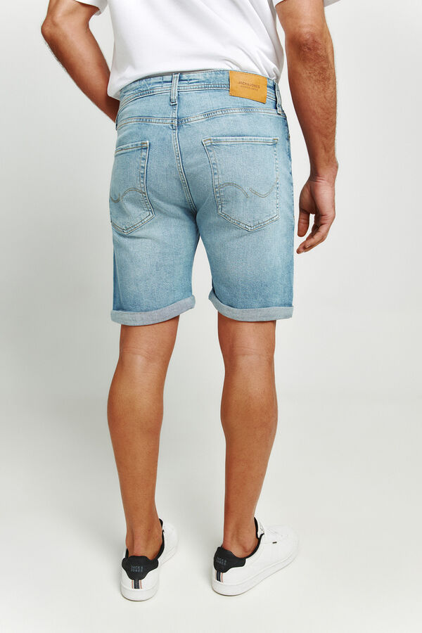 Jack & Jones Bermudas aus Denim Regular Fit Blau