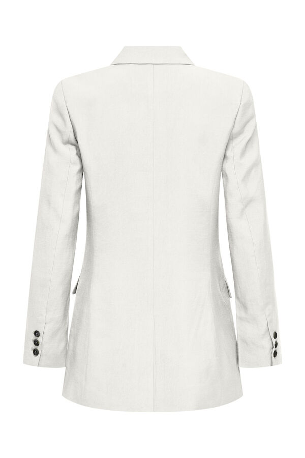 Only Double-breasted blazer blanc