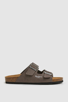 Springfield Double-buckle sandals | Pepe Jeans brown