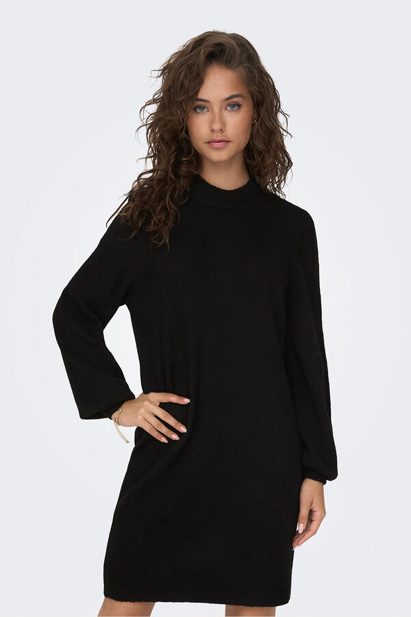 JDY Strick- kurzes Kleid Schwarz