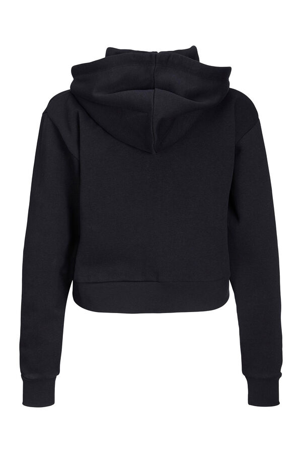 Springfield Cropped hoodie crna