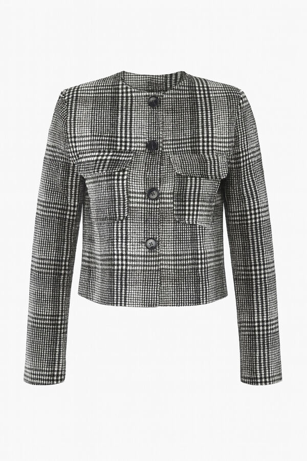 Trendyol Checkered jacket noir