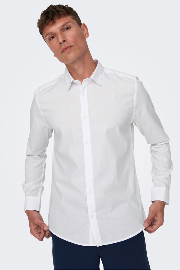 Only & Sons Hemd​ Wei&szlig;