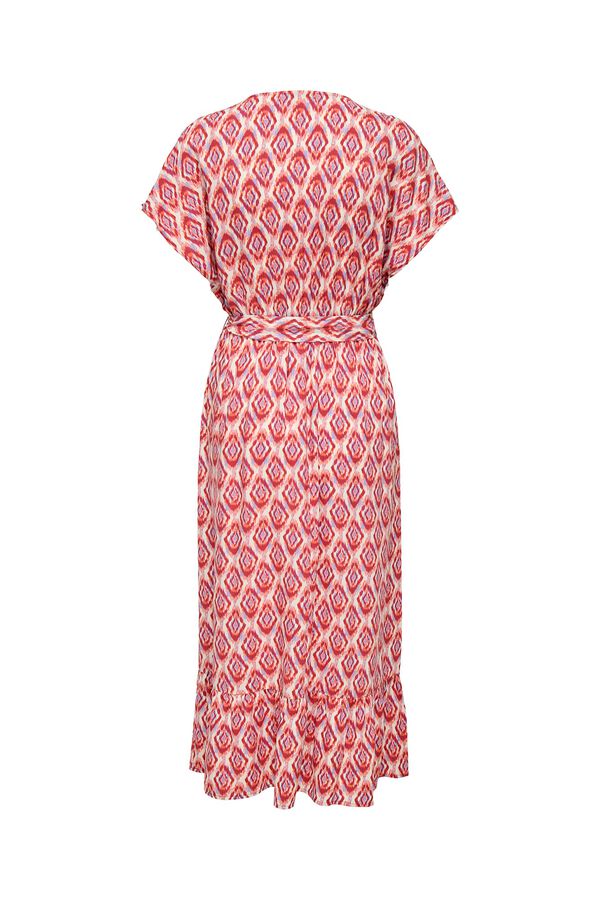 Only Shirt midi dress burgundy