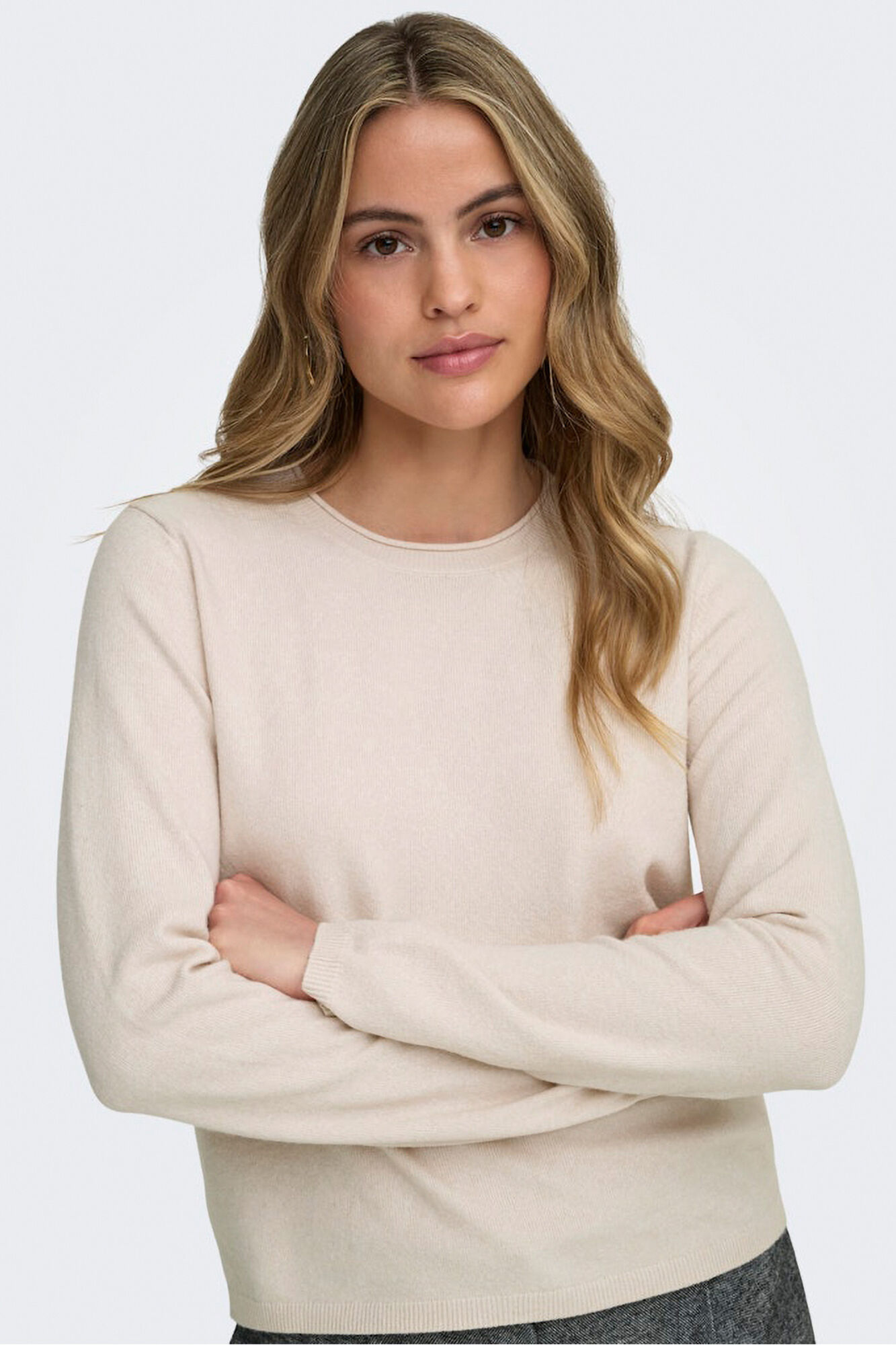 Only Camisola de gola redonda