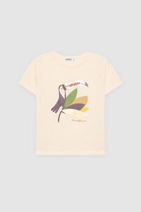 Inside Kurzarm-Shirt mit Print