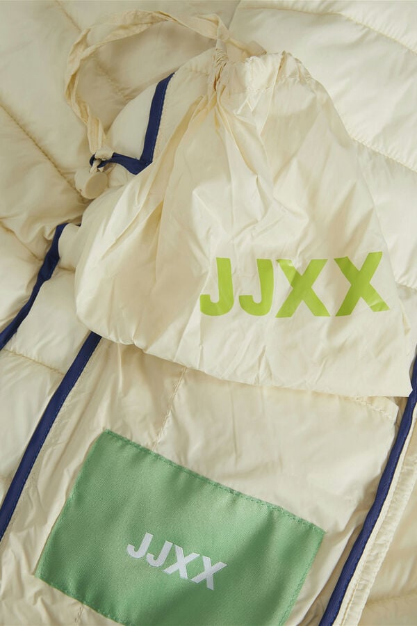 Jack & Jones Short quilted puffer jacket brown