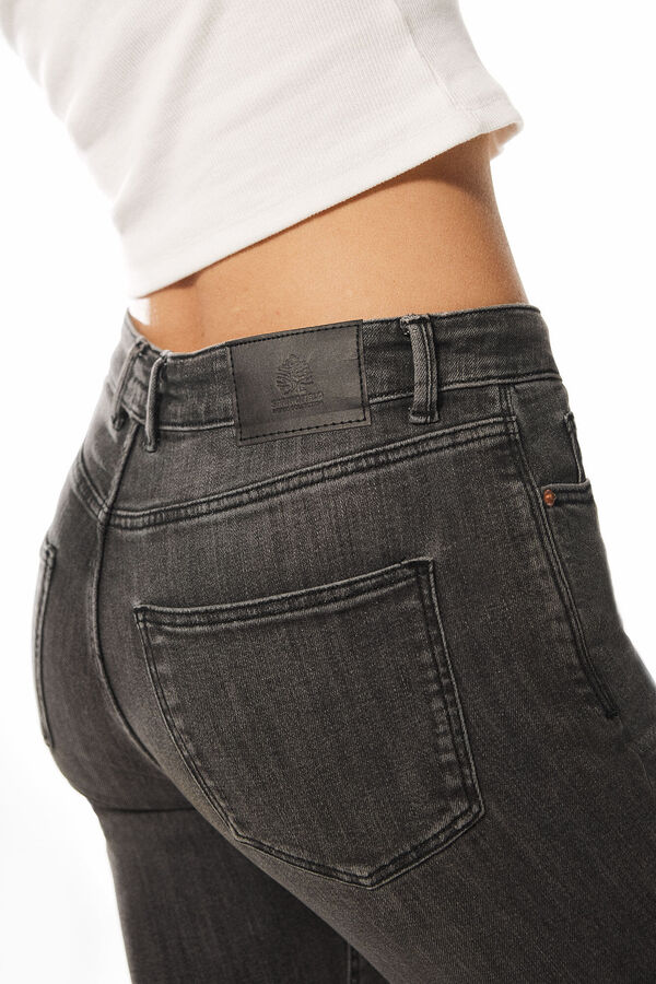 Springfield Jeans Slim Cropped grau