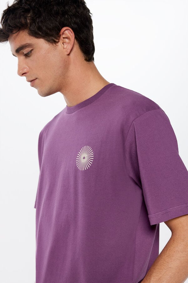 Springfield T-shirt shine on violet