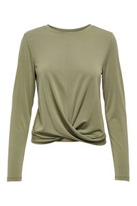 Only Lang&auml;rmelig drapiertes Top