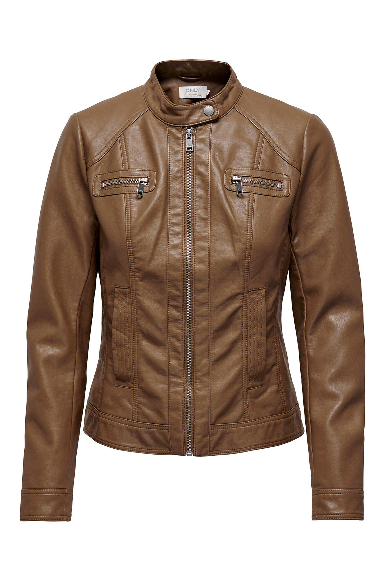 Only Bikerjacke aus veganem Leder
