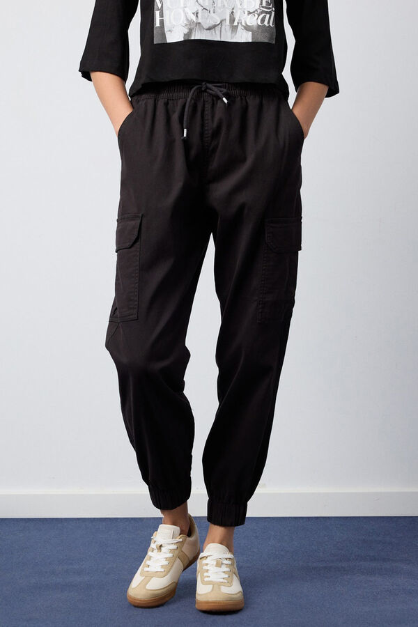 Inside Cargo Jogger Trouser Crna