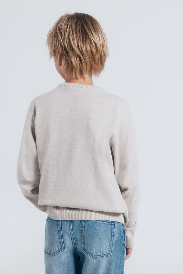 Springfield Kids Camisa básica com cotoveleiras para criança cru