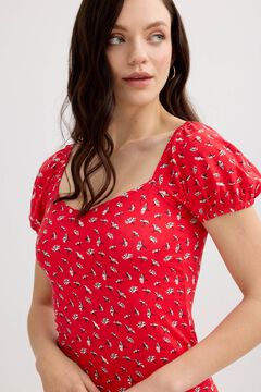 Inside Midi-Kleid kurz&auml;rmelig