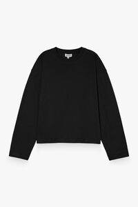 Balmohk Camiseta boxy manga larga