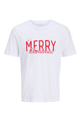 Jack & Jones T-shirt de Natal de manga curta branco