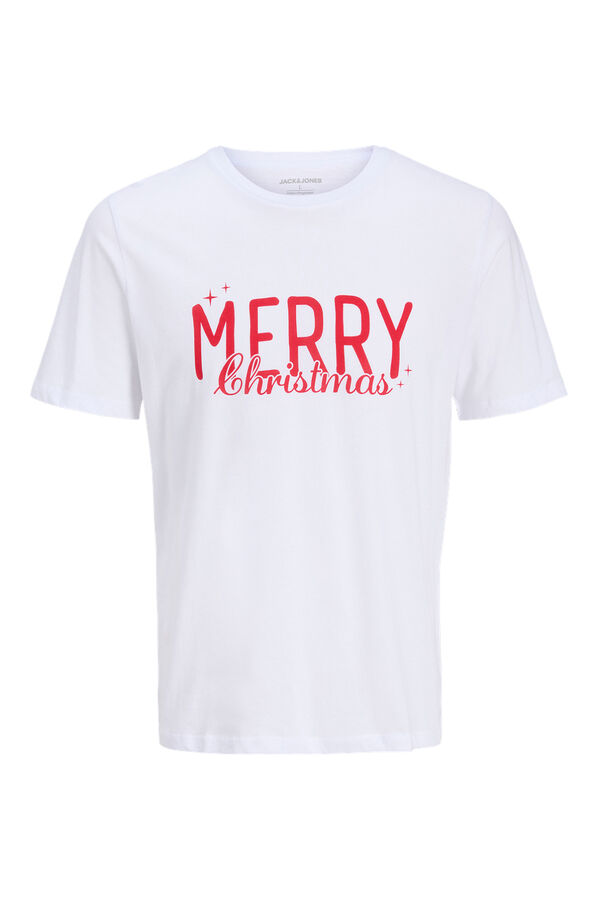 Jack & Jones T-shirt de Natal de manga curta branco