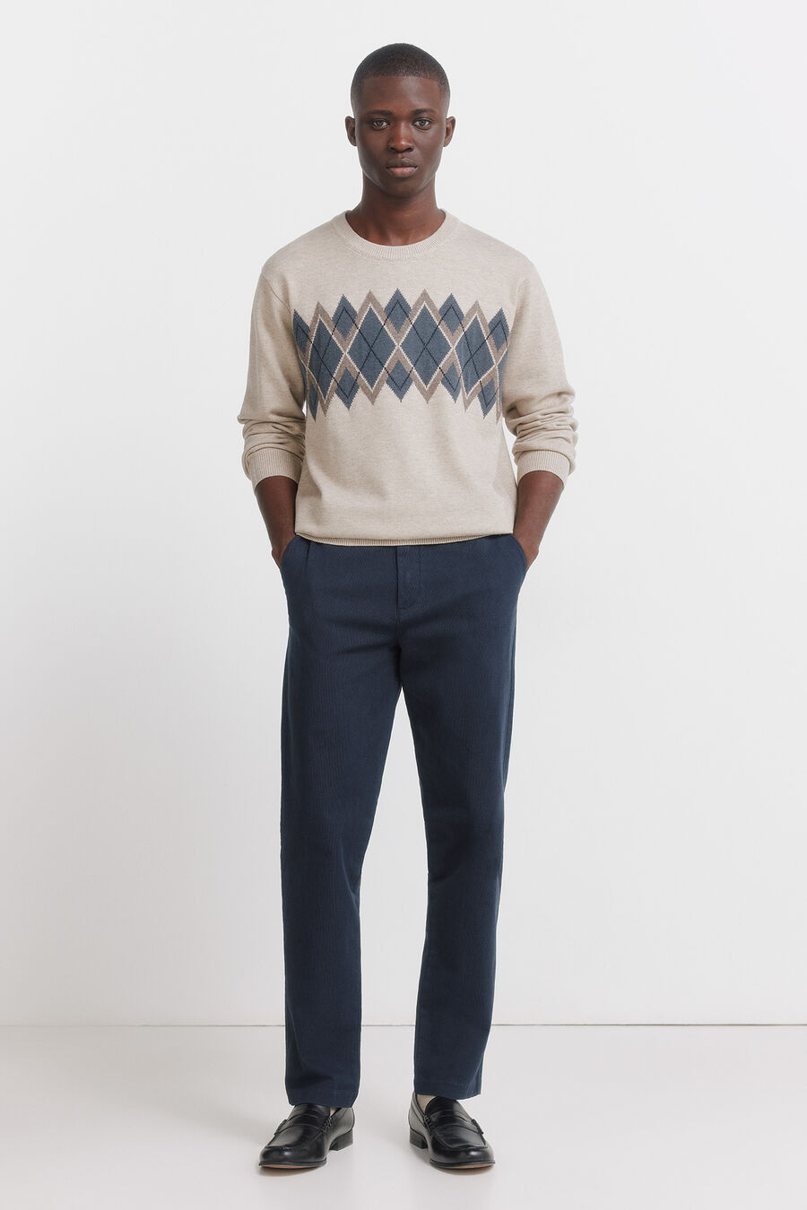 Pantalón estructura comfort fit