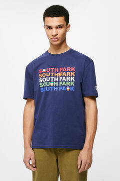 Springfield T-shirt South Park bleuté