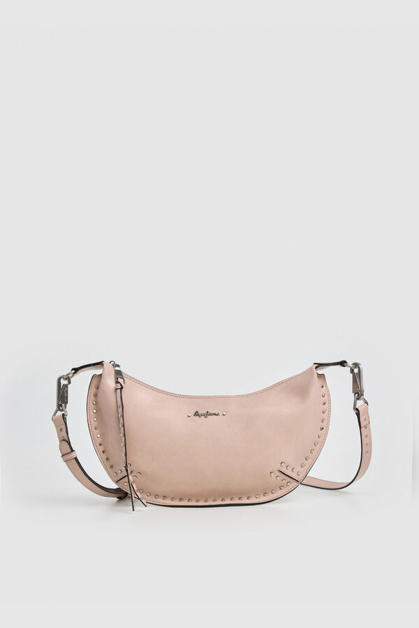 Pepe Jeans Half moon crossbody bag pink
