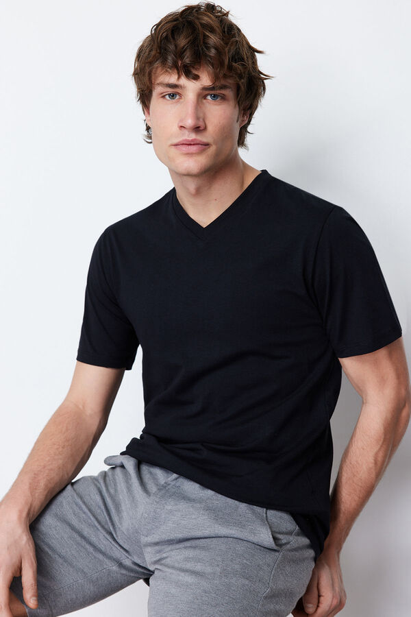 Trendyol Short-sleeved T-shirt  noir