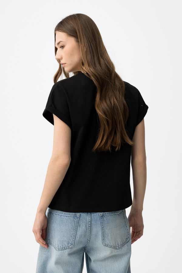 Tiffosi Short-sleeved T-shirt noir