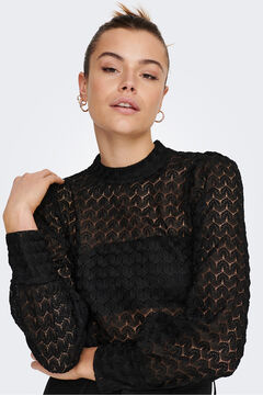 JDY Blusa de encaje