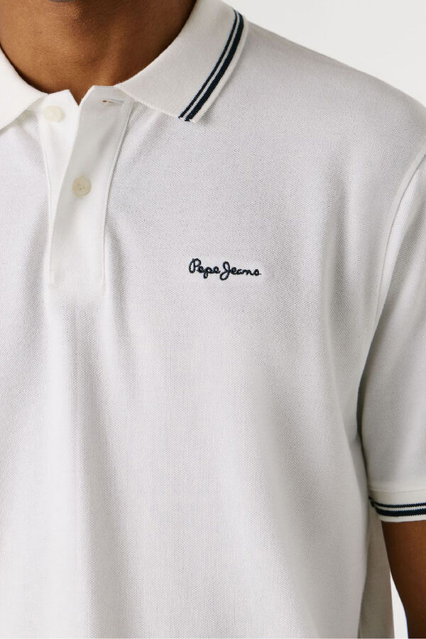 Pepe Jeans Polo manga curta branco